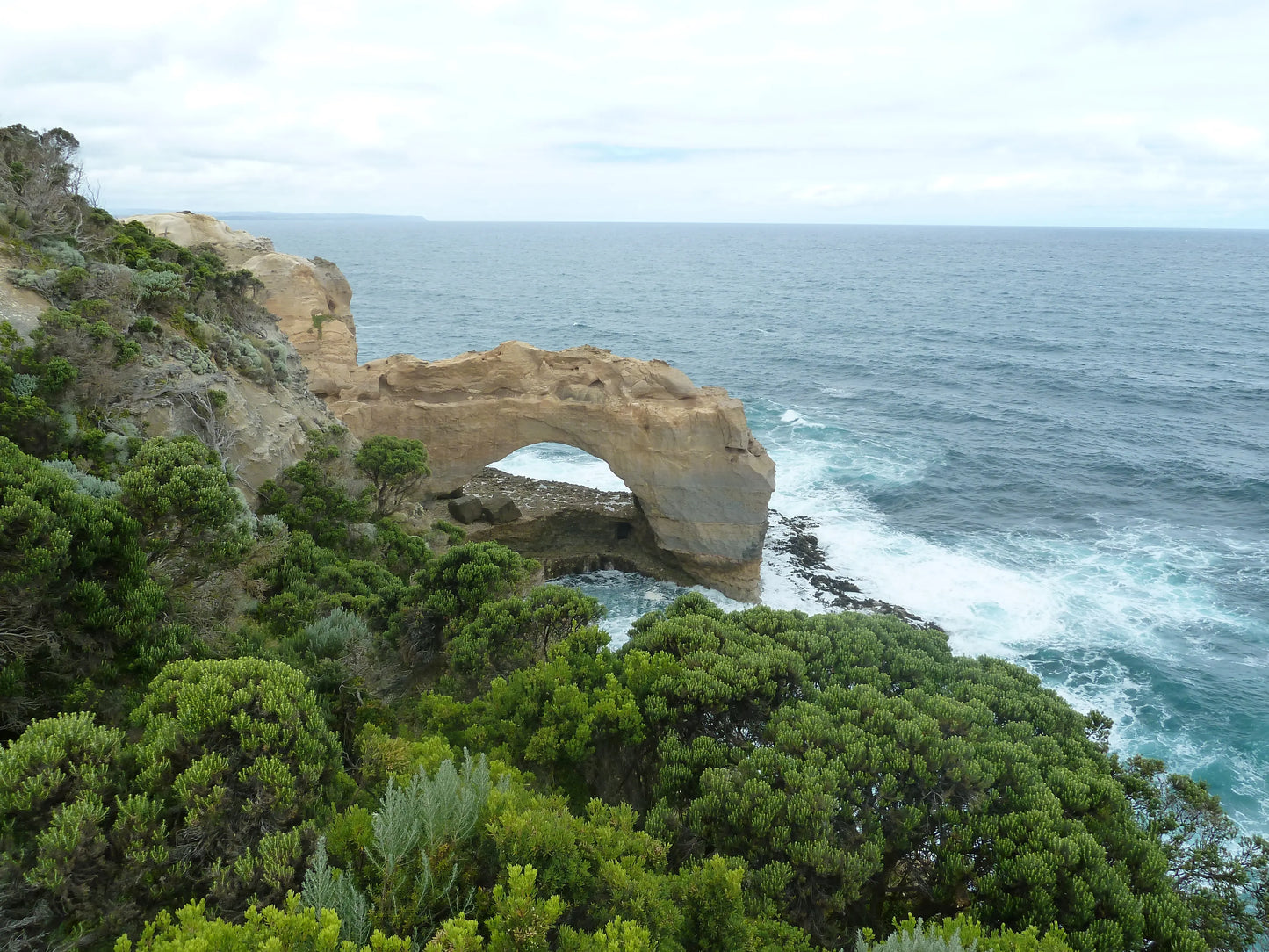 The Arch natural rock formation at Port Campbell National Park, Great Ocean Road.